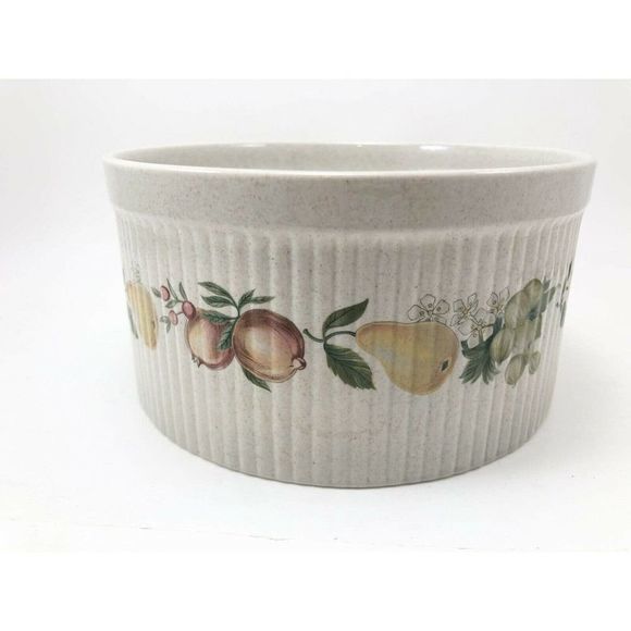 Wedgwood Quince Oven‎ To Table Stoneware Soufflé Bowl Serving Dish Discont’d - Picture 3 of 8
